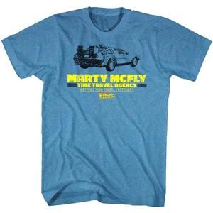 Back To The Future Marty Mcfly Time Travel Agency Unisex T Shirt
